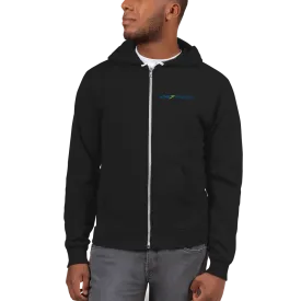 247 Sports Primary Logo Zip Up Hooded Sweeatshirt