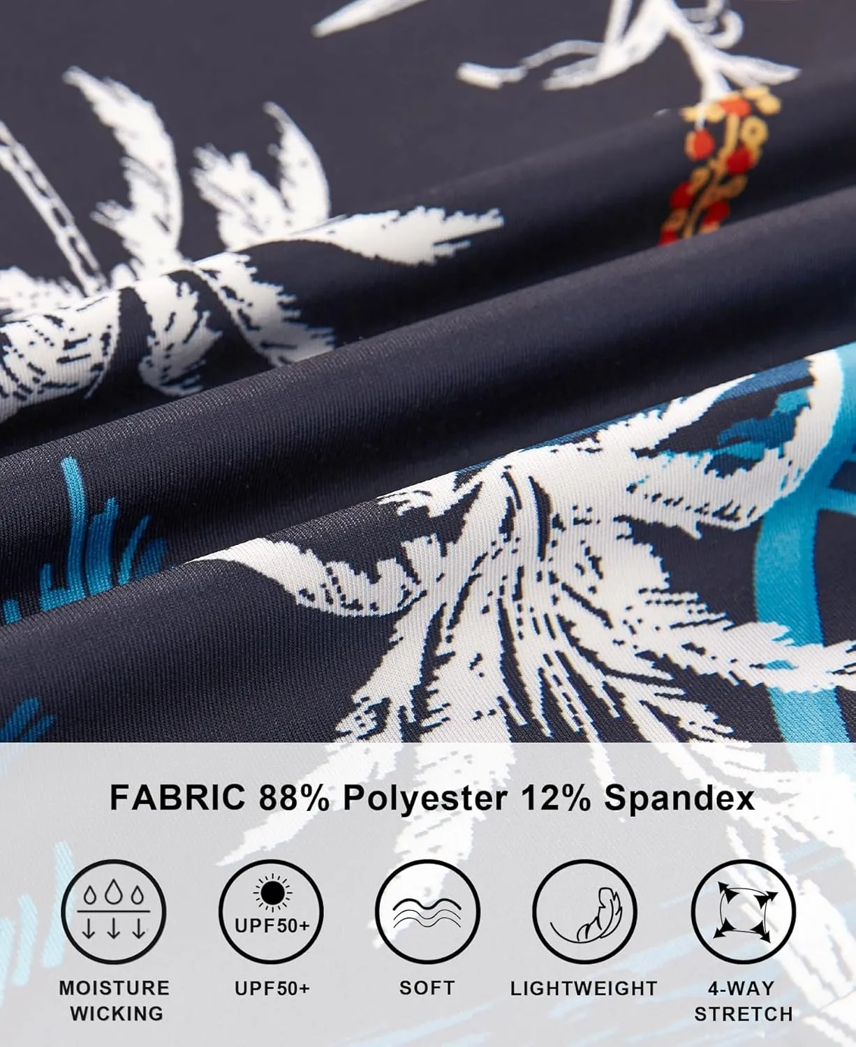 APTRO Men's Polo Shirts Short Sleeve Moisture Wicking Fashion Print Hawaiian Golf Shirts for Men