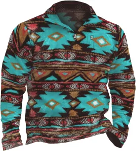 Beotyshow Mens Tactical Fleece Jacket Polar Soft Warm Quarter Zip Pullover