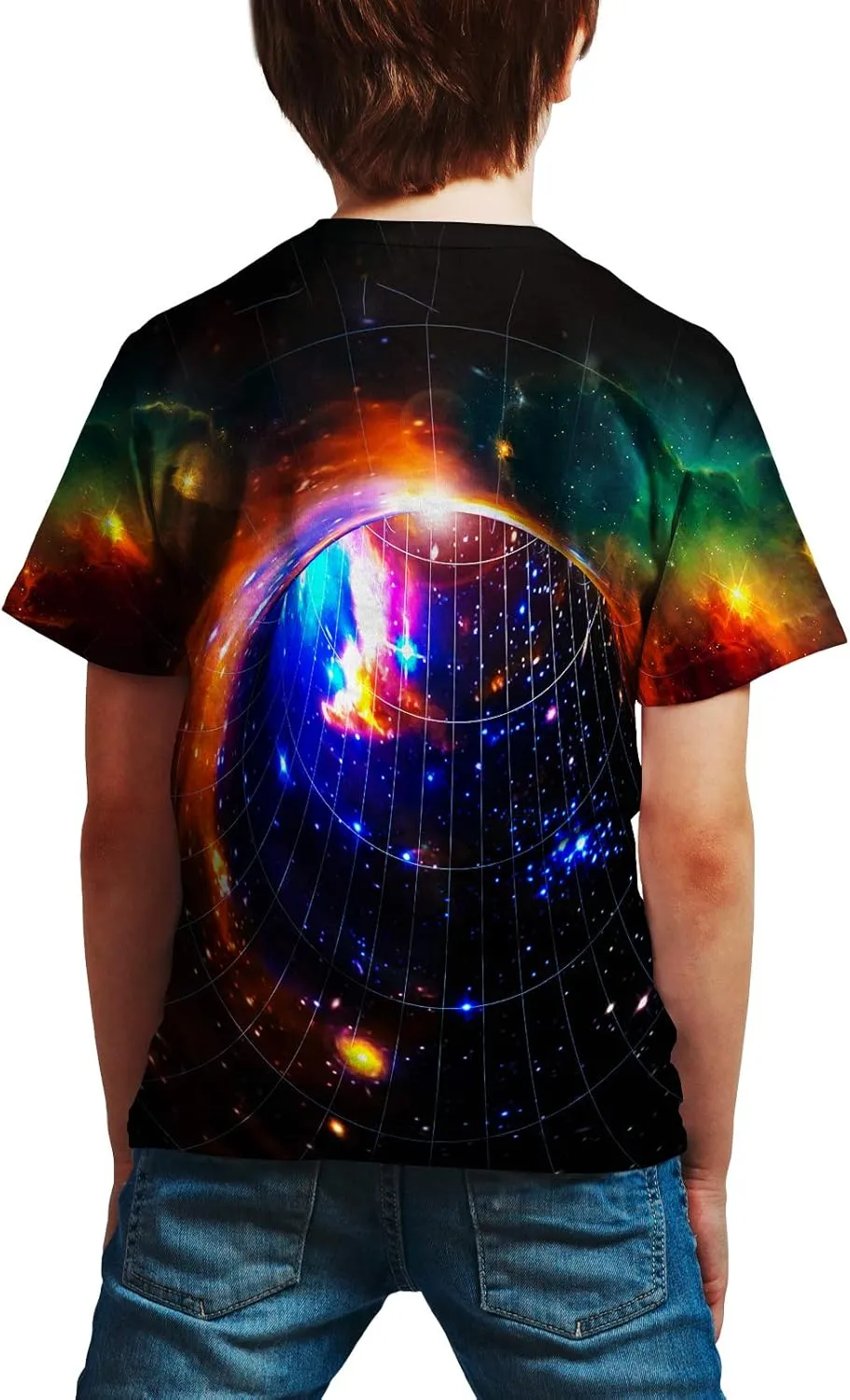 Boys Girls Kids Tee Shirt 3D Print Graphic Short Sleeve Shirt for Kids 6-16 Years