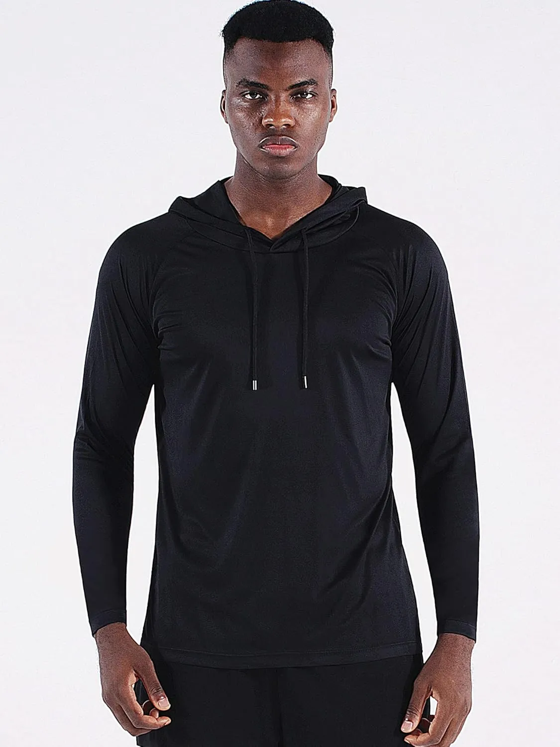 CADMUS Men's Workout Long Sleeve Fishing Shirts UPF 50  Sun Protection Dry Fit Hoodies