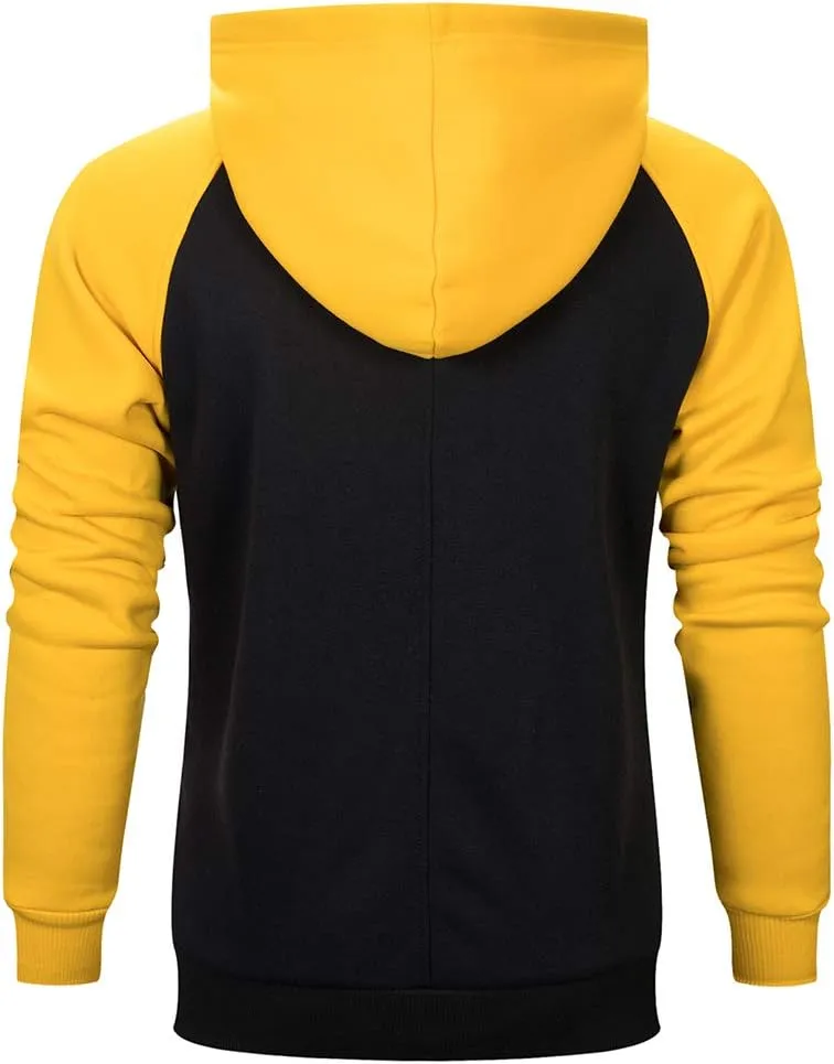 DUOFIER Hoodies for Men Pullover Hooded Sweatshirt with Kange Pocket