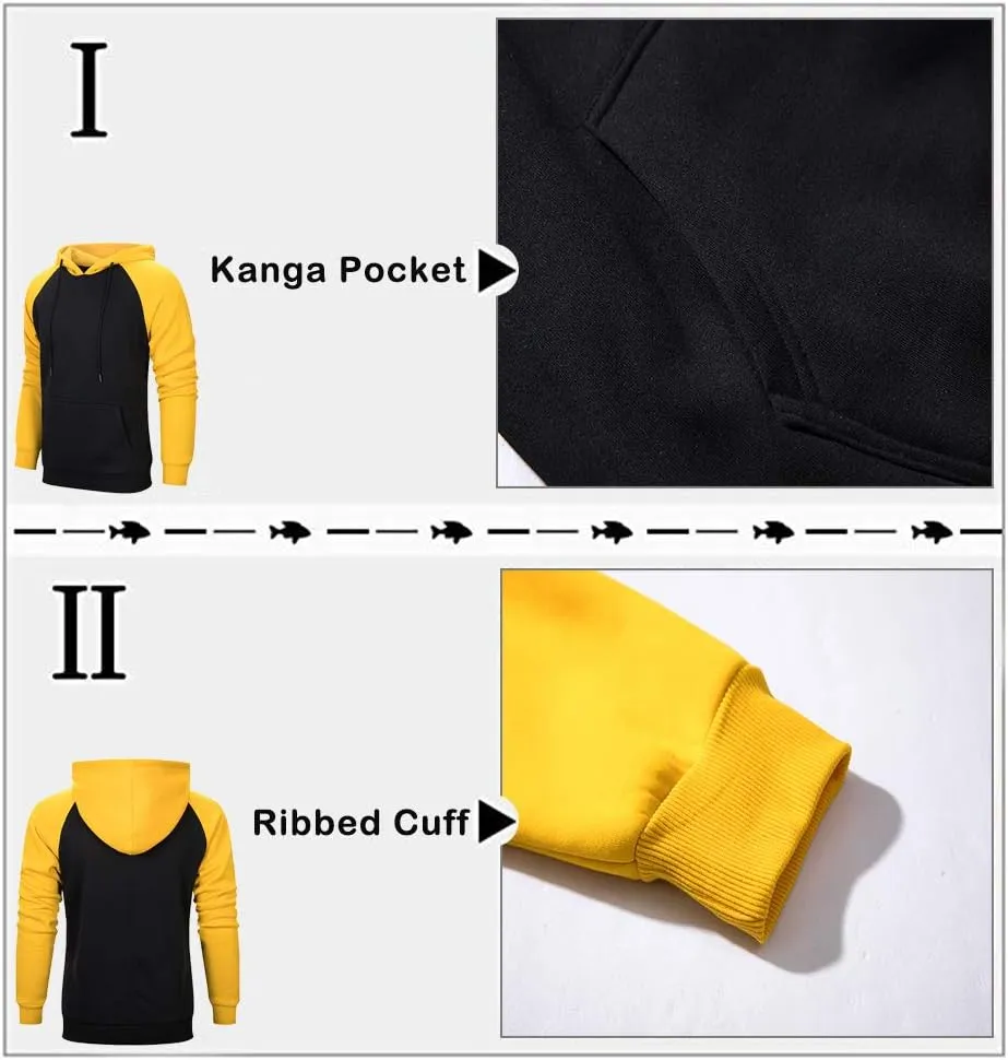 DUOFIER Hoodies for Men Pullover Hooded Sweatshirt with Kange Pocket