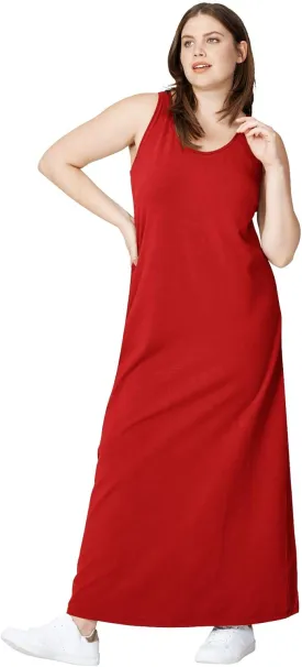ellos Plus Size Sleeveless Knit Maxi Dress