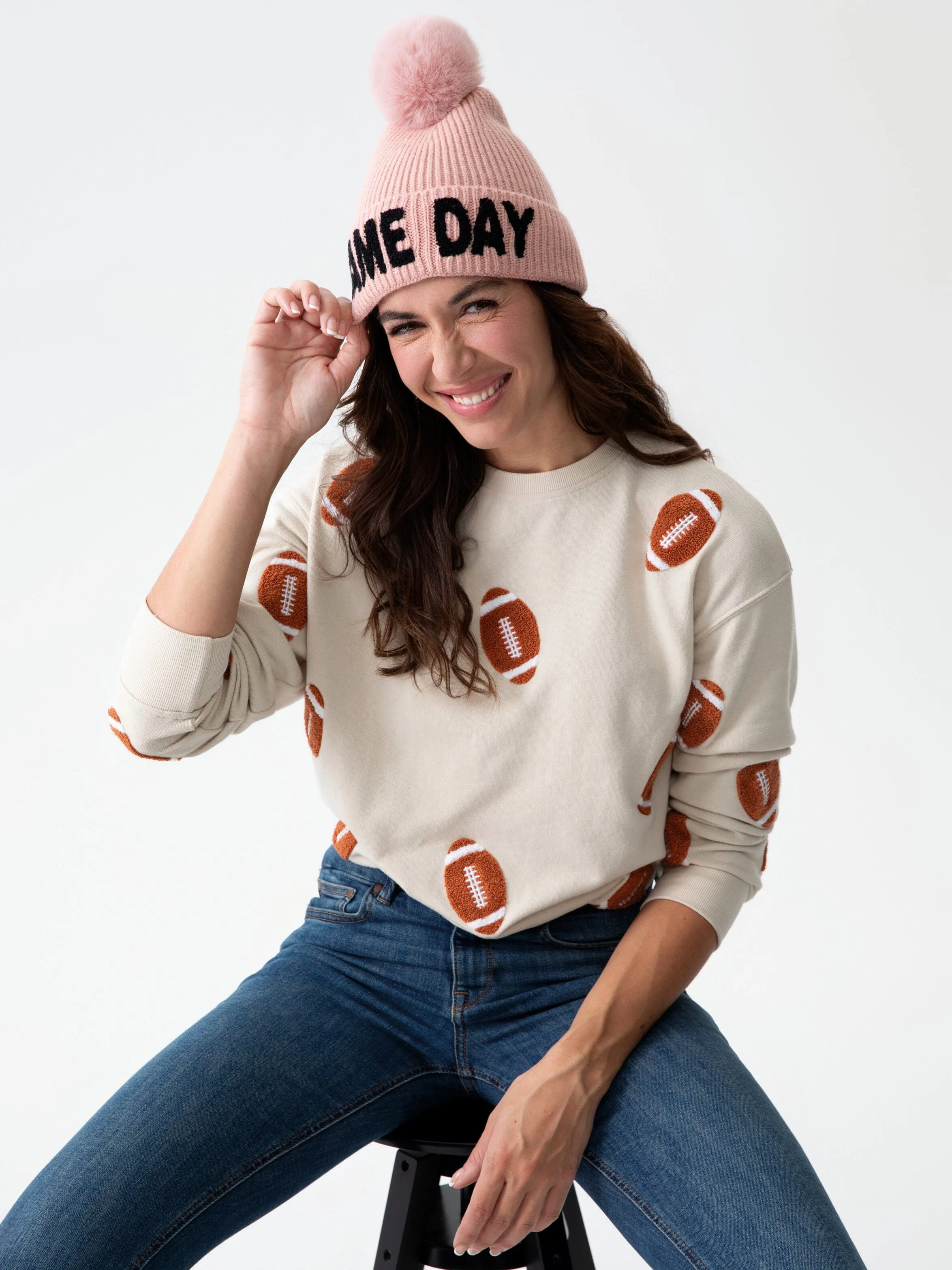 Football Sweatshirt | Putty