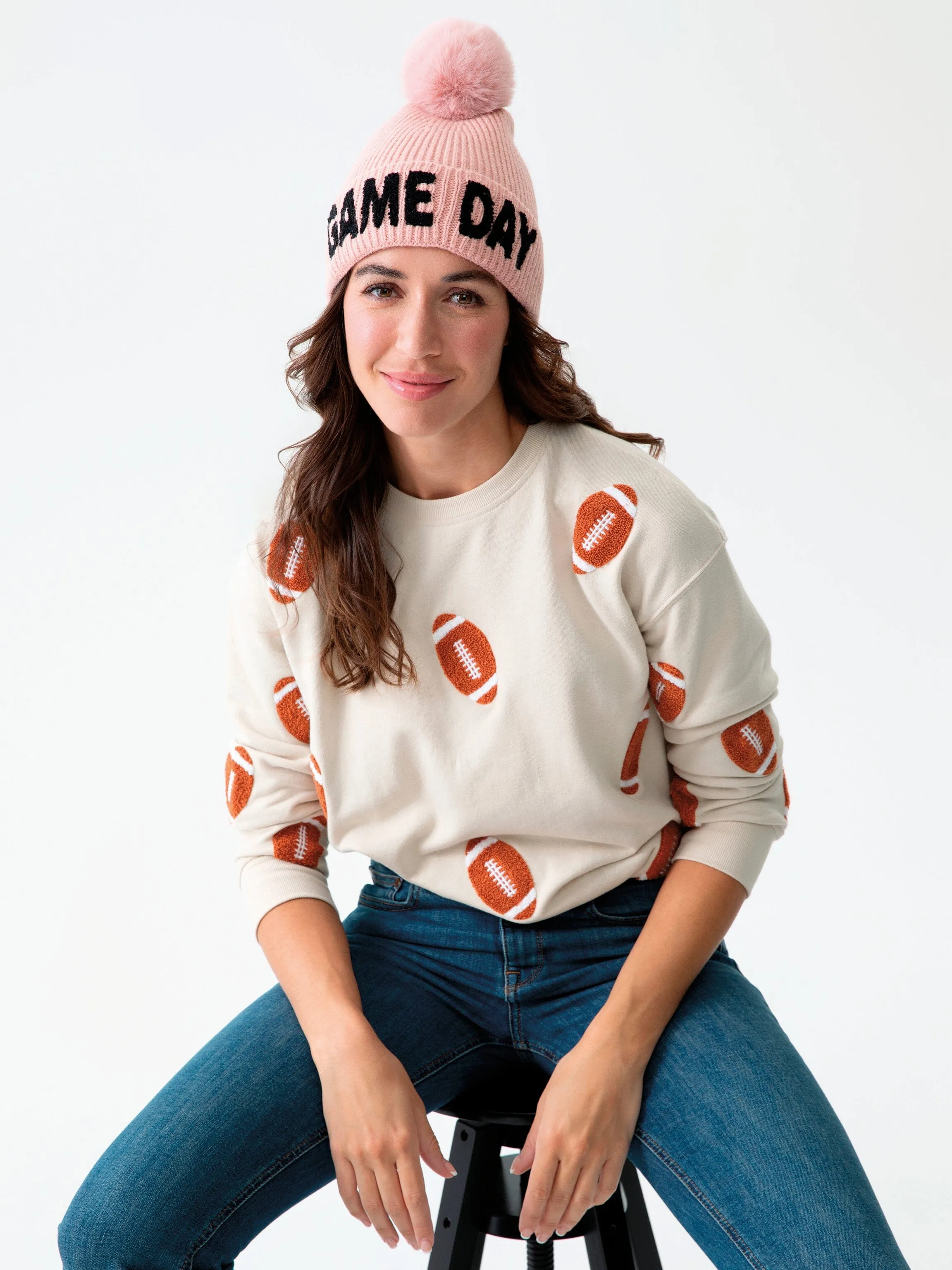 Football Sweatshirt | Putty