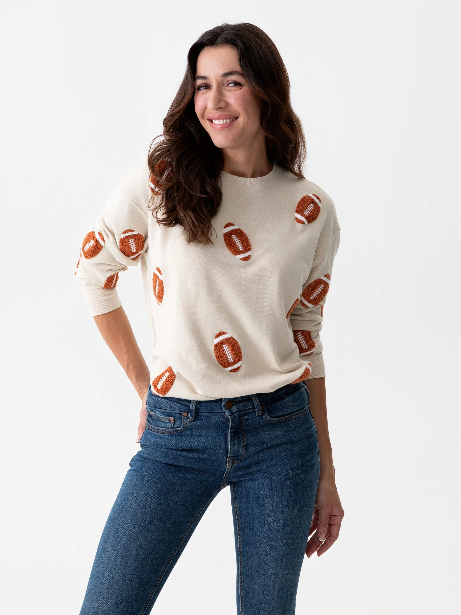 Football Sweatshirt | Putty