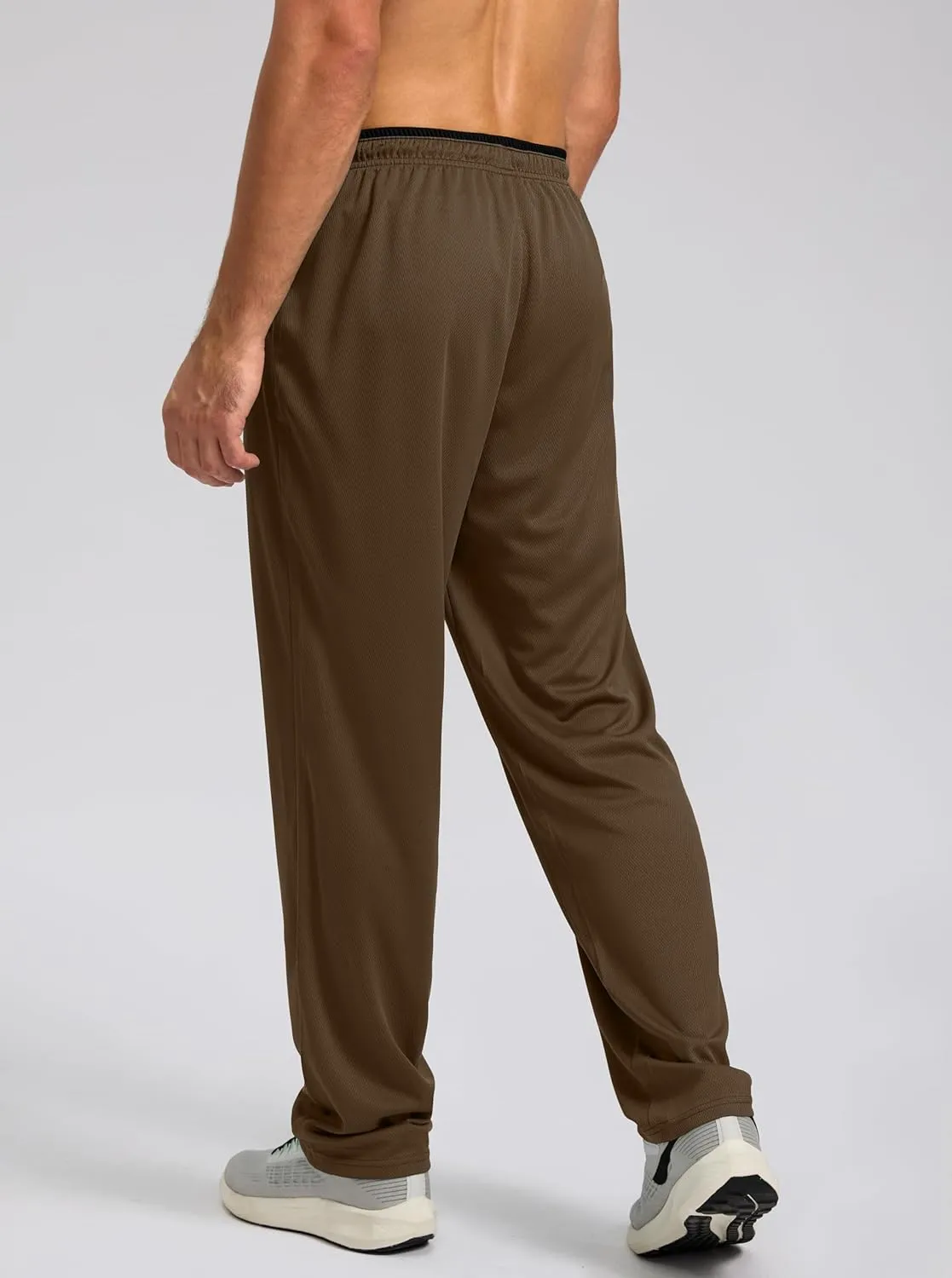 G Gradual Men's Sweatpants Mesh Lightweight with Zip Pockets Breathable Quick Dry Athletic Pants for Workout Running