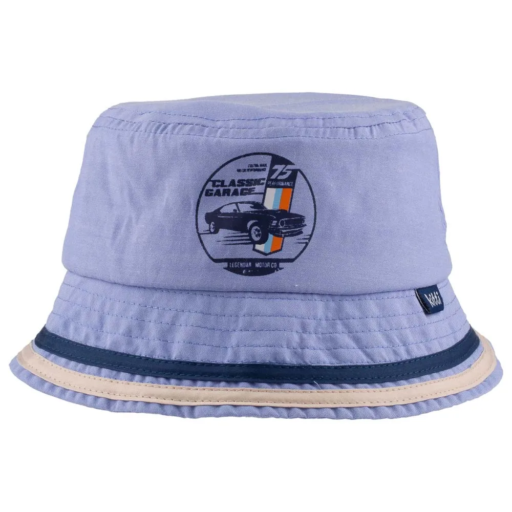 Garage Classic Cartoon Car -Kids Fedora Hat  4-8 Years