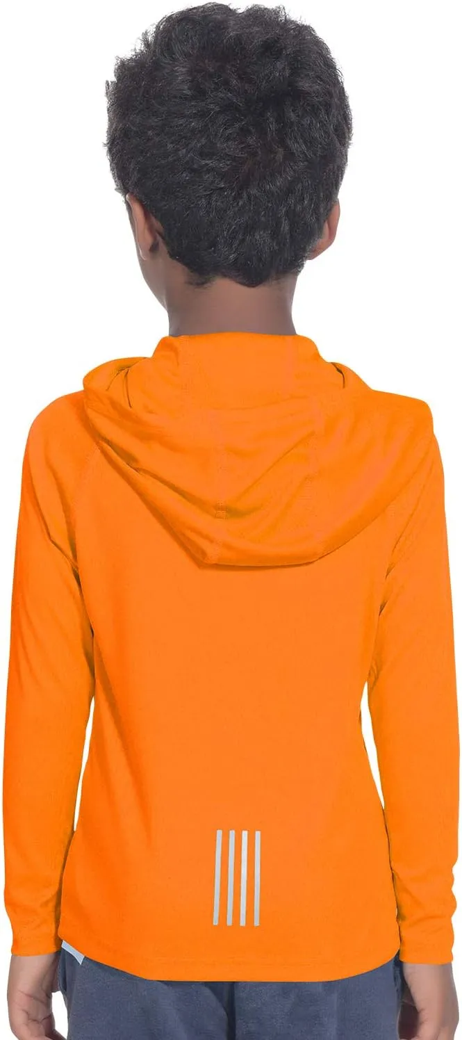 Hoodies for Boys Outdoor Recreation Shirts - Youth Athletic Tops Sun Protection UPF 50 