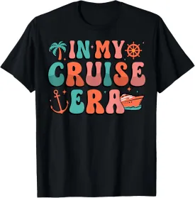 In My Cruise Era Groovy Cruise Vacation Travel Adventure T-Shirt