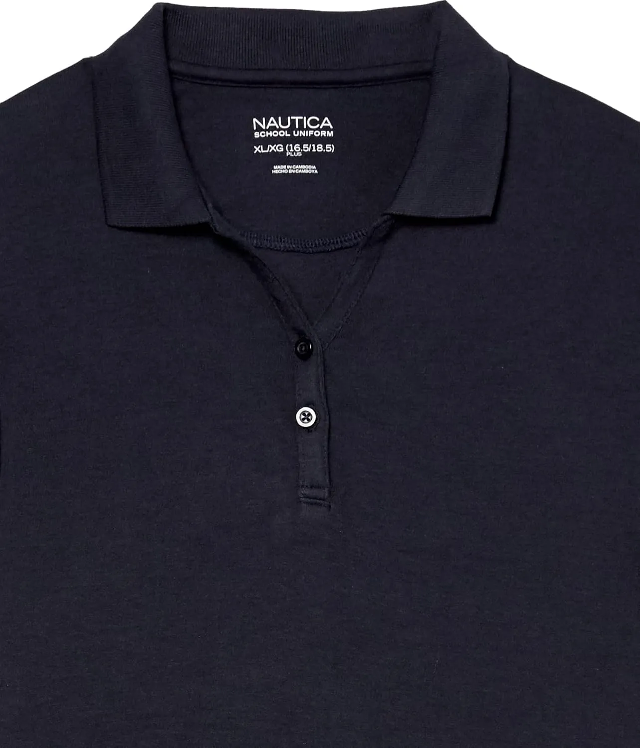 Nautica Girls' School Uniform Short Sleeve Polo Dress