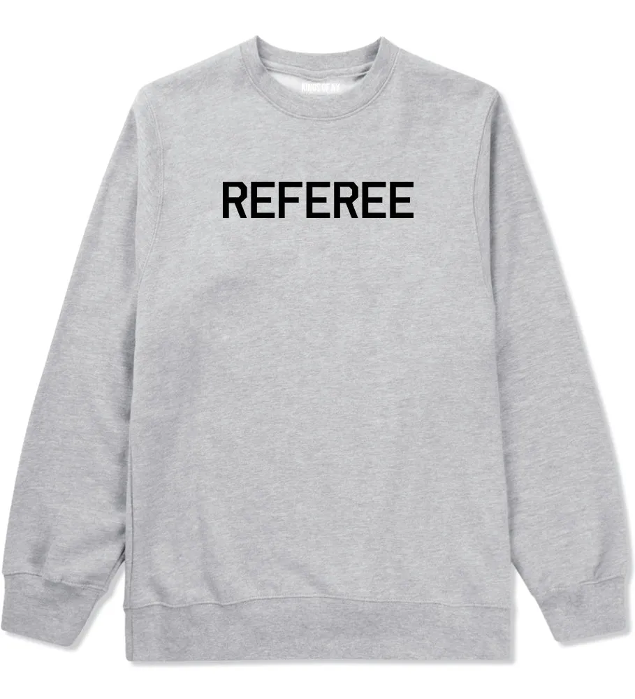 Referee Soccer Football Mens Crewneck Sweatshirt