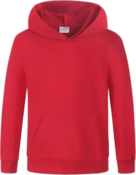 Spring&Gege Boys Lightweight Pullover Hoodies Long Sleeve Hooded Sweatshirt (5-14 Years)