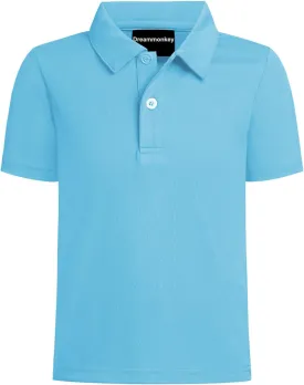 Toddler to Youth Boys' Performance Polo Kids Collared Golf Shirt School Uniform