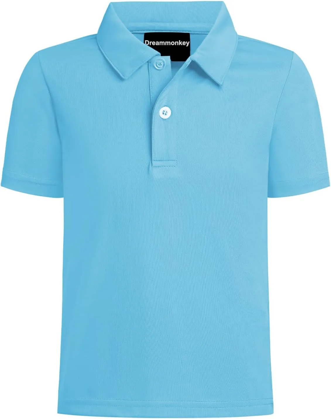 Toddler to Youth Boys' Performance Polo Kids Collared Golf Shirt School Uniform