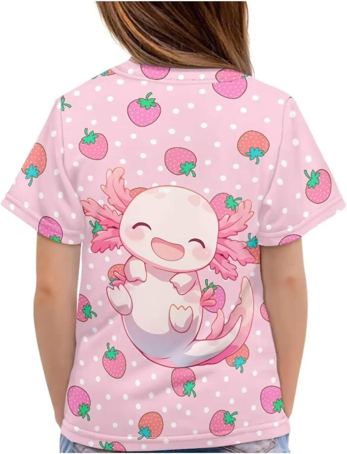 WELLFLYHOM Kids Tshirts Girls Boys Short Sleeve Crewneck Tees Shirts Casual Sport Pullover Tops Size 3-16 Years