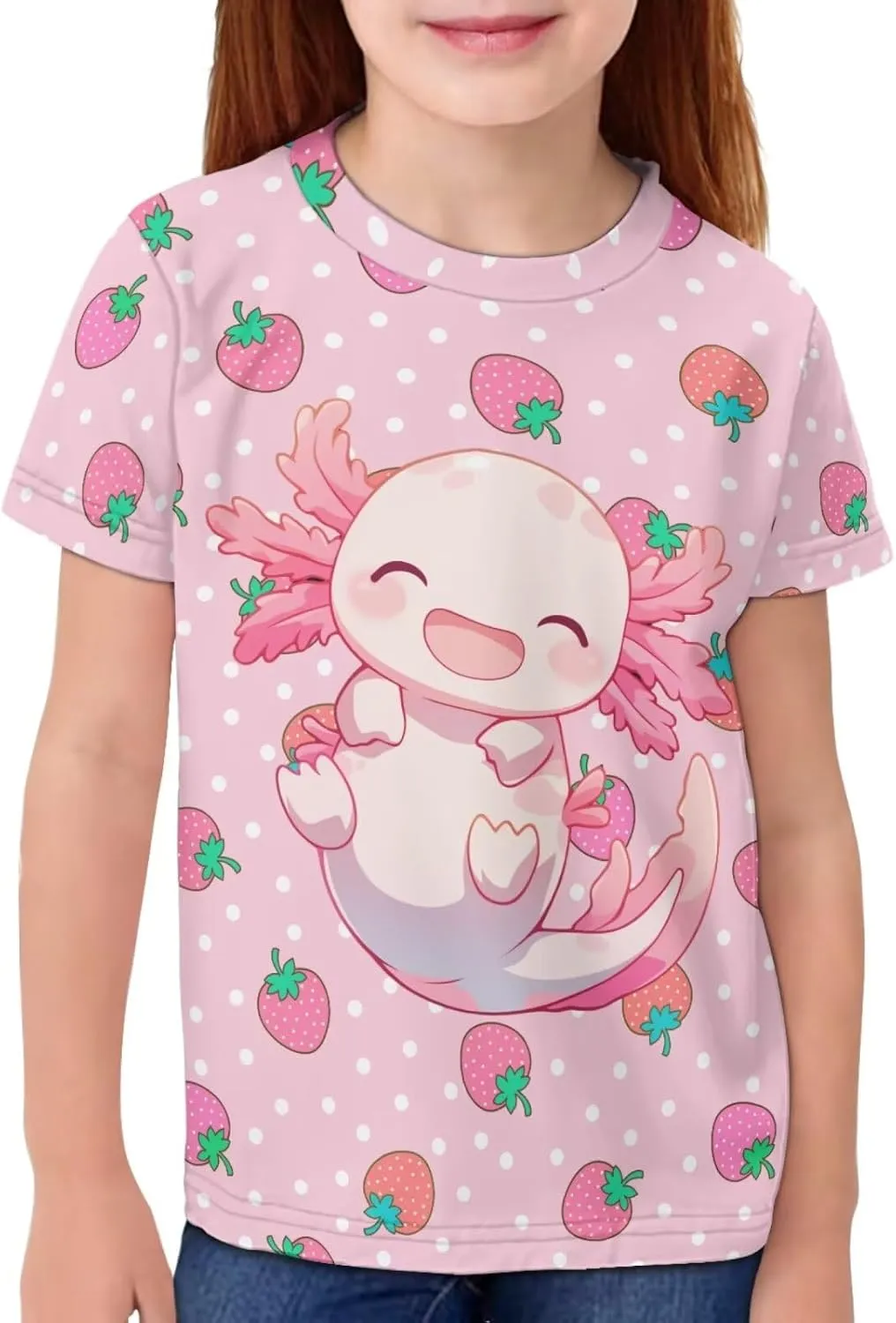 WELLFLYHOM Kids Tshirts Girls Boys Short Sleeve Crewneck Tees Shirts Casual Sport Pullover Tops Size 3-16 Years