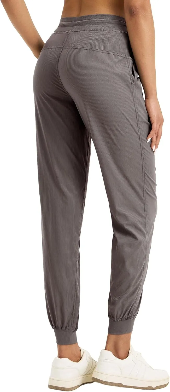 Willit Women's Workout Jogger Studio Track Athletic Pants Hiking Casual Pants with Pockets Lightweight