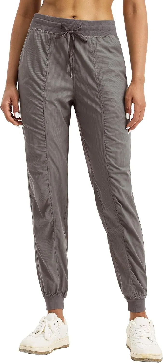 Willit Women's Workout Jogger Studio Track Athletic Pants Hiking Casual Pants with Pockets Lightweight