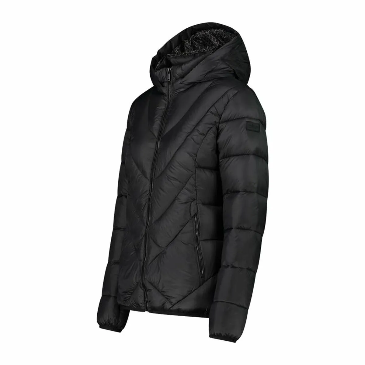 Women'S Sports Jacket Campagnolo Snaps Black