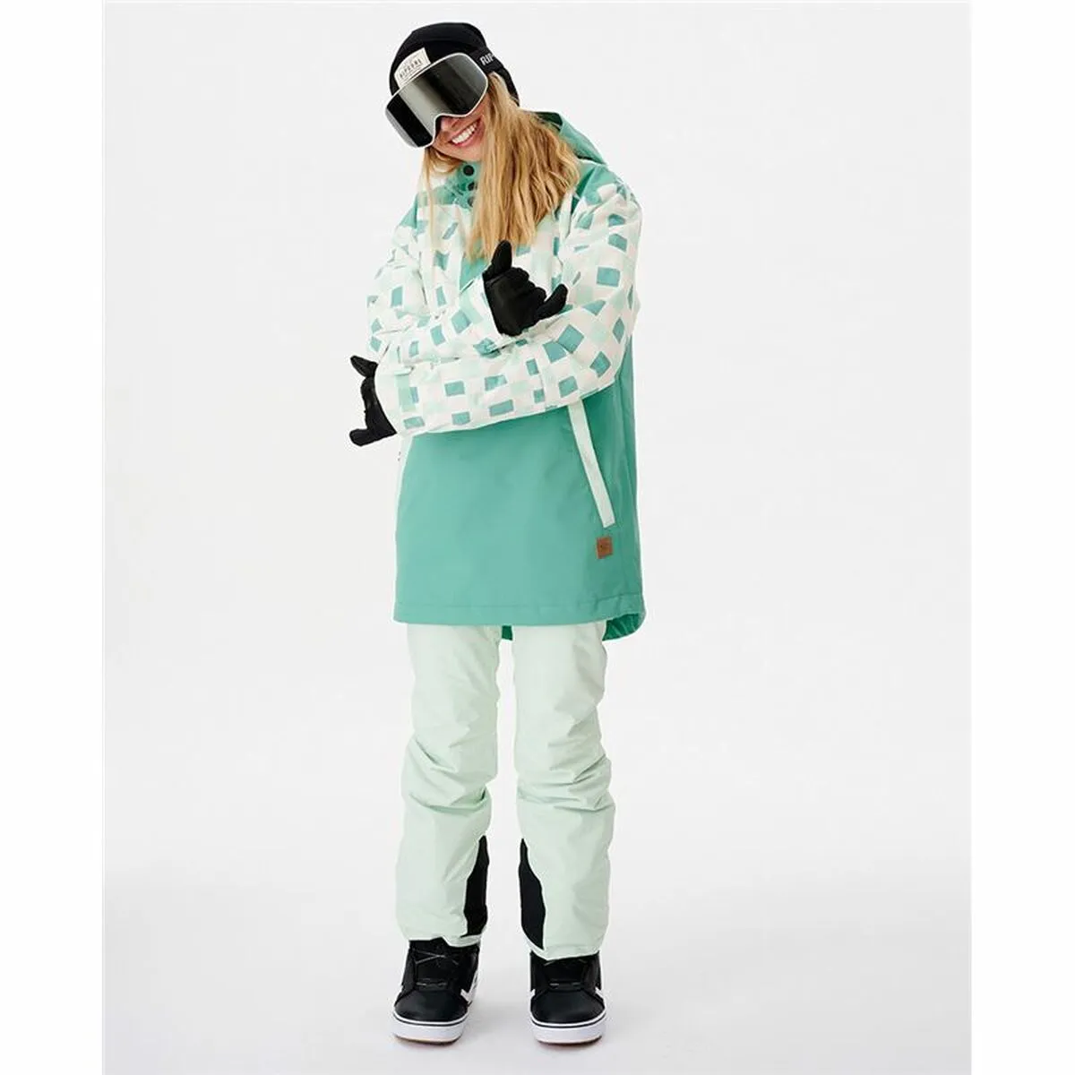 Women'S Sports Jacket Rip Curl Rider Anorak Aquamarine