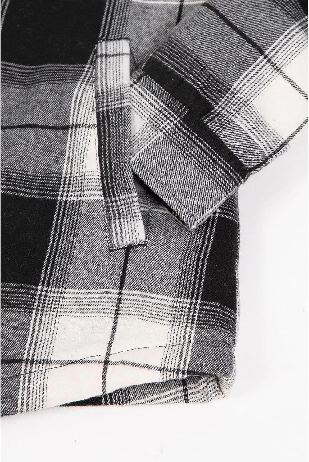 ZENTHACE Women's Flannel Shirt Jacket, Sherpa-Lined Plaid Shacket Jackets, Snap Button Down Outdoor Shirt